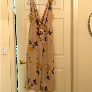 Long floral romper
